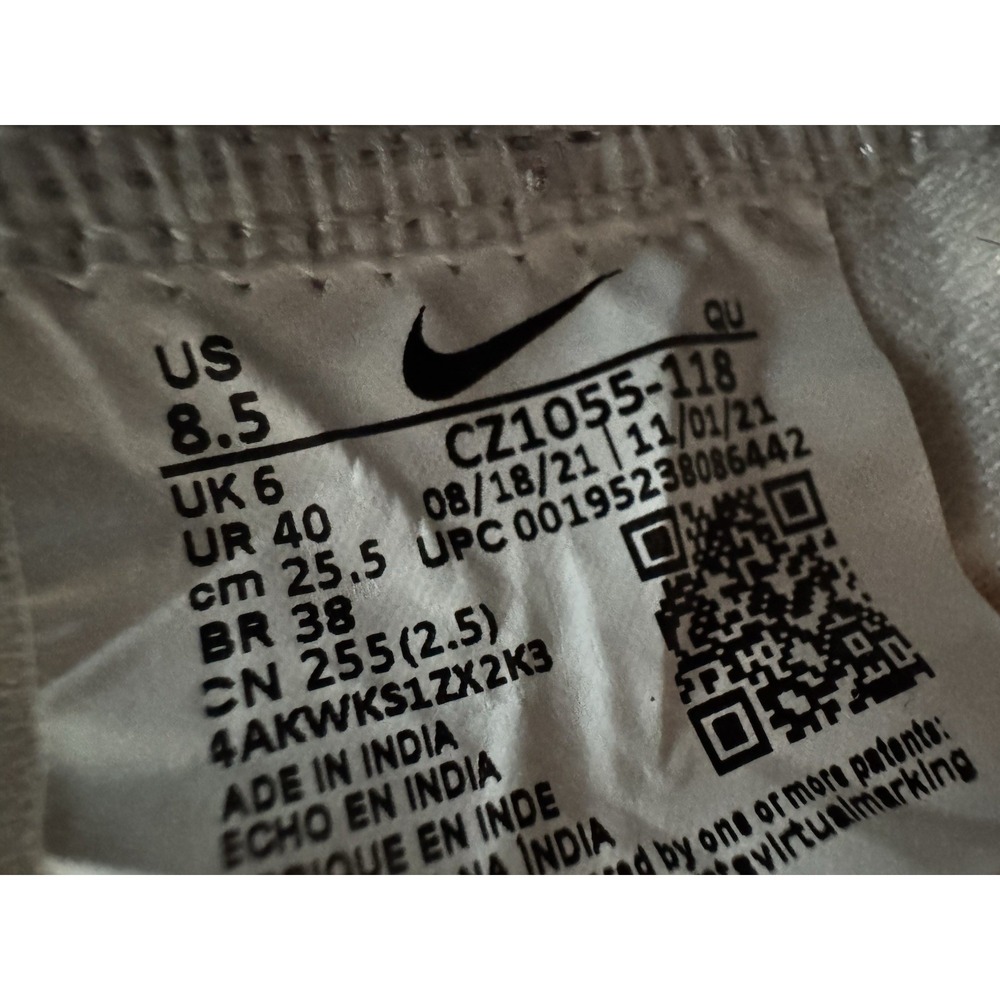 Nike Shoes Womens 8.5 White Blazer Mid 77 Vintage Hi Sneakers Leather CZ1055-118 - Picture 2 of 9